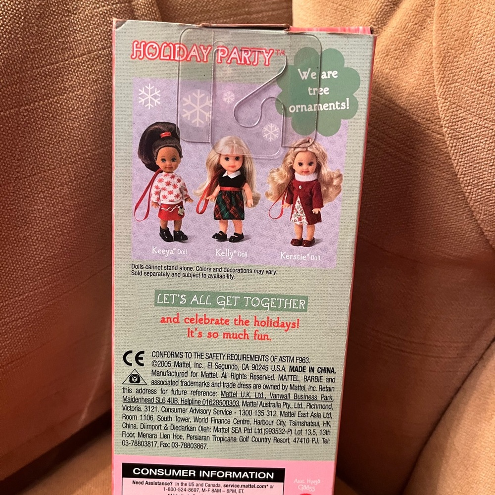 Kelly Barbie Holiday Party Doll - Picture 3 of 4